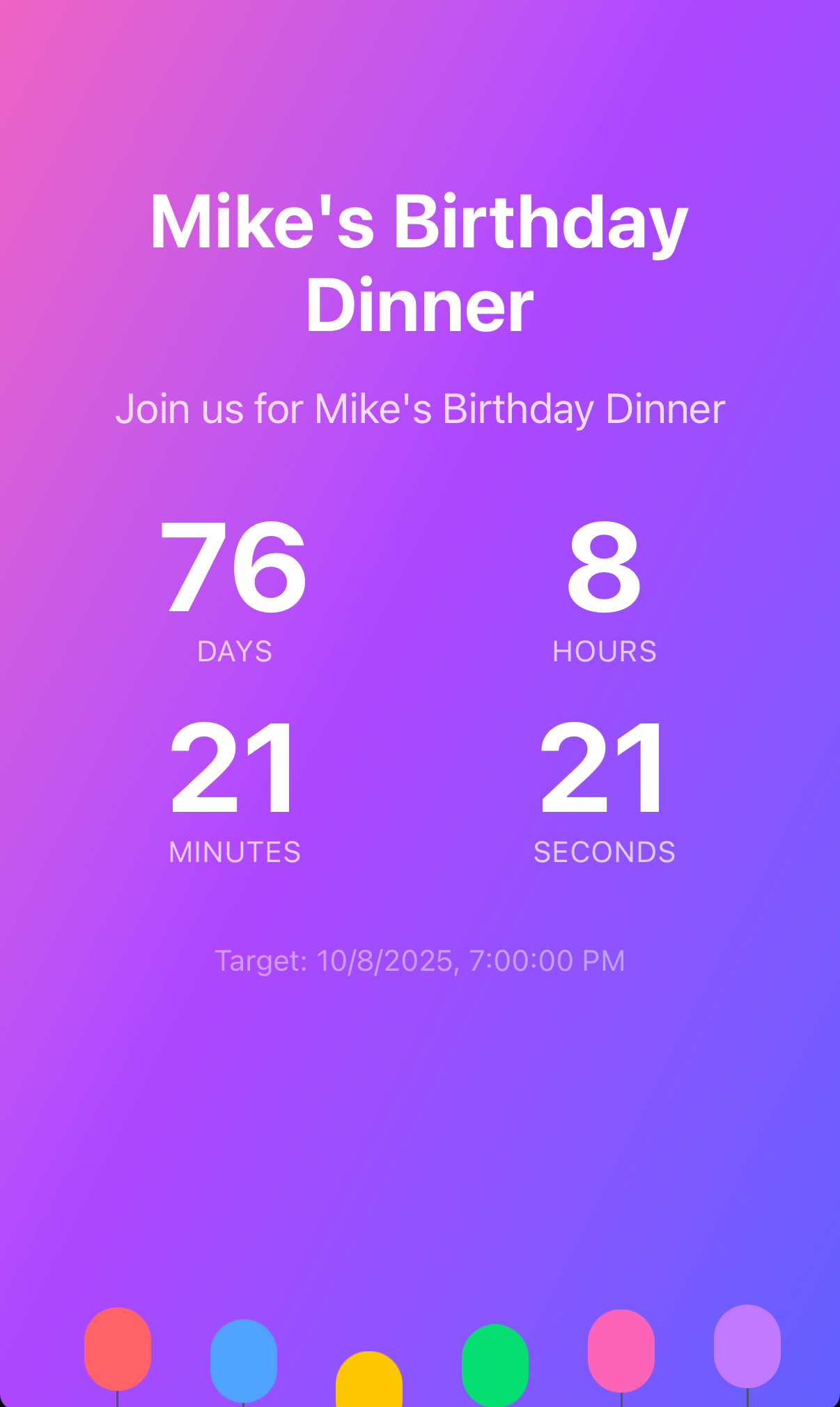 QuickCountdown.com: Turning an Idea into a Launch-Ready SaaS in 24 Hours screenshot 3